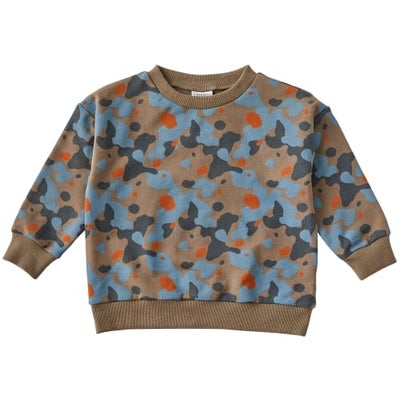 Friends Sweatshirt - Brun/blå/grå/orange - Overdele Hos Coop