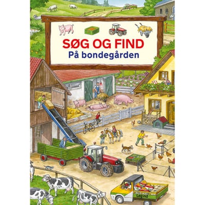Søg Og Find På Bondegården - Papbog - Børnebøger Hos Coop