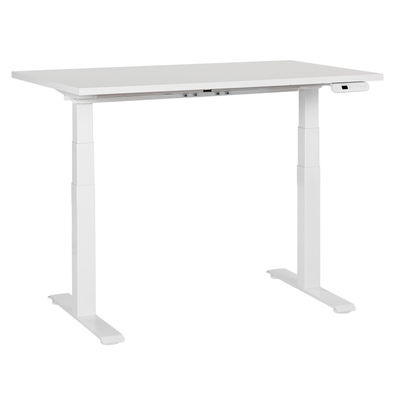 Elektrisk justerbart skrivebord 120 x 72 cm hvid DESTIN III
