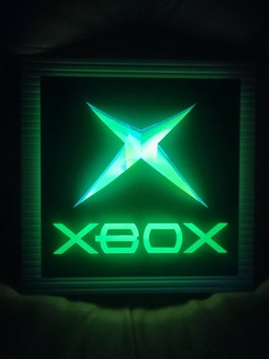 Microsoft - Xbox original - store display - logo lighted sign - Videospilsmer...