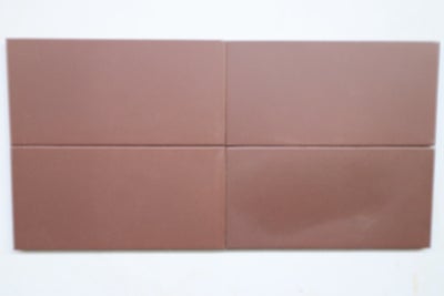 Gulvflise 10x20cm retro brun tegl. pris pr. m2