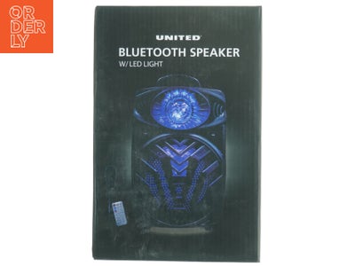 Bluetooth-højttaler med LED-lys fra United (str. 36,8 x 24 x 19,5 cm)