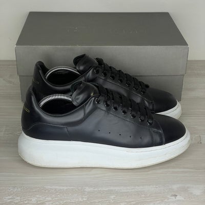 Alexander McQueen Sneakers, 'Sort Læder' Oversized (43)