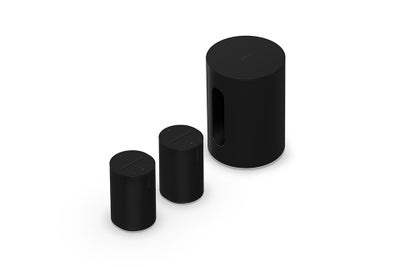 SONOS ERA 100 + Sub mini 2.1 stereoanlæg (2x ERA 100 og 1x SUB Mini), sort,  ...