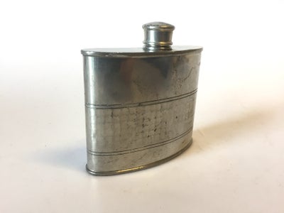 Vintage lommelærke af tin