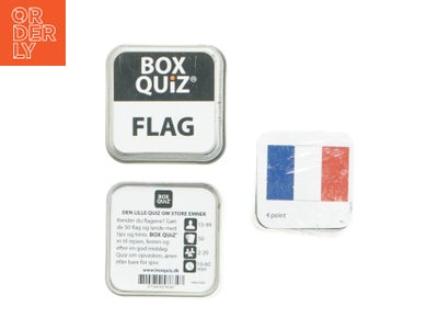 Box Quiz Spil - Flag (str. 6 x 3 cm)
