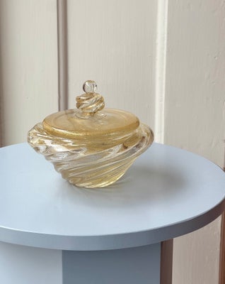 Vintage golden Murano bonbonniere