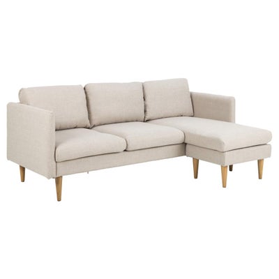 Milly chaiselongsofa højre eller venstrevendt beige.