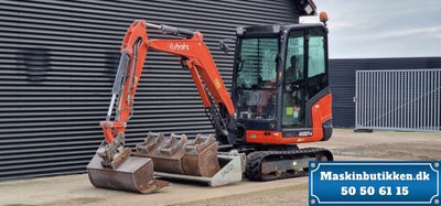 Brugt Kubota KX27-4 Minigraver med Compacttilt og skovlpakke