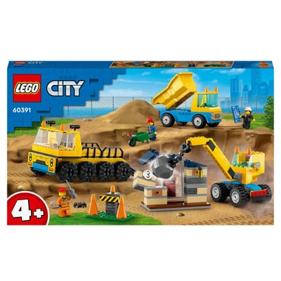 Lego City Entreprenørmaskiner Og Nedrivningskran - Lego City Hos Coop