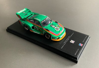 AMR X 1:43 - Modelracerbil - Porsche 935 K2 - Håndbygget af ARM BAM X hvidmet...