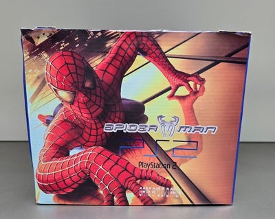 Sony PlayStation 2 - Spiderman - custom - Sæt med videospilkonsol + spil