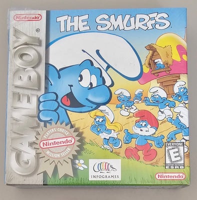 Nintendo - Gameboy Classic - The Smurfs (USA) - Videospil - I original forseg...