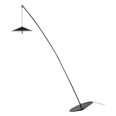 LED gulvlampe sort metal 217 cm COMALIE