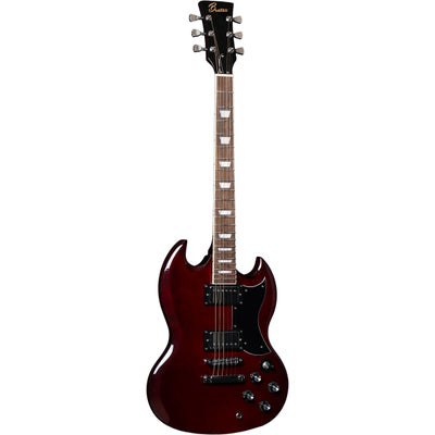 Beaton Lively WR el-guitar winered