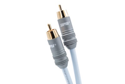 SUPRA DAC-SC Audio subwoofer kabel, isblå | 4 meter