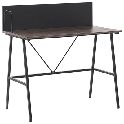 Skrivebord 100x50 cm Mørkebrun HASTINGS