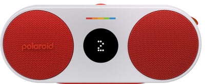 Polaroid Music P2 trådløs, transportabel højttaler (rød/hvid)