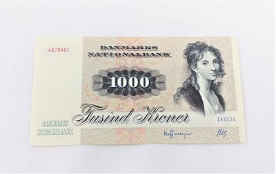 1000kr seddel 1992 C4922G KV 0/01
