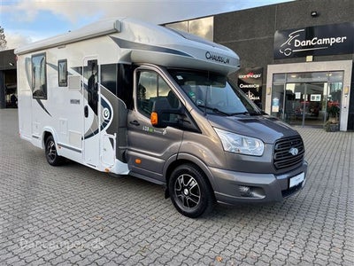 2016 - Chausson Welcome 628   Queensbed, god garage,  gæste-sænkeseng. Easy C...