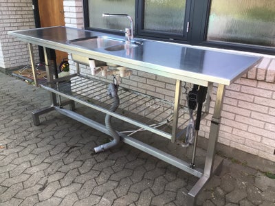 Industri køkkenbord HÆVE / SÆNKE - Højde 73 - 103 cm