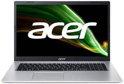 Acer Aspire 3 Cel/4/128 17,3" bærbar computer (Pure Silver)