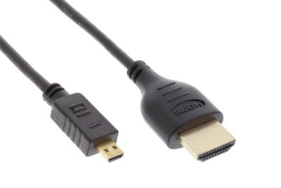 High Speed HDMI til mikro HDMI, sort | 1,8 meter