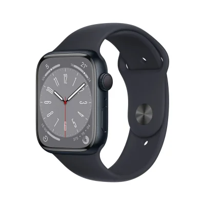 Apple Watch Series 8 Aluminium 45mm GPS + 4G Midnat Meget flot