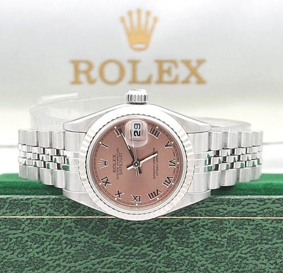 Rolex - Datejust Lady - Salmon Roman Dial - 69174 - Kvinder - 1990-1999