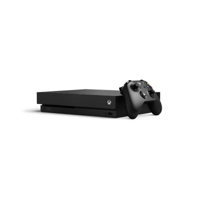 Microsoft Xbox One X 1 TB [HDD] Sort Meget flot