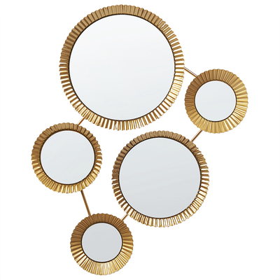 Spejl 55 x 36 cm Guld WATTRELOS