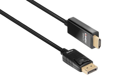 Lindy Displayport til HDMI 4K HDR adapter kabel | 3 meter