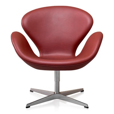 UBRUGT Arne Jacobsen Svanen Originalt Elegance Indian Red Anilin