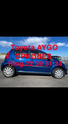 Toyota Aygo OPKØBES