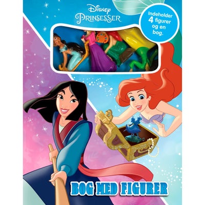 Disney Prinsesser - Papbog Inkl. Figurer 4 Figurer - Børnebøger Hos Coop