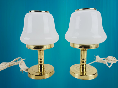 Anden bordlampe, Abo, Disse to bordlamper fra Abo Randers har en elegant og tidløs design. Foden og 