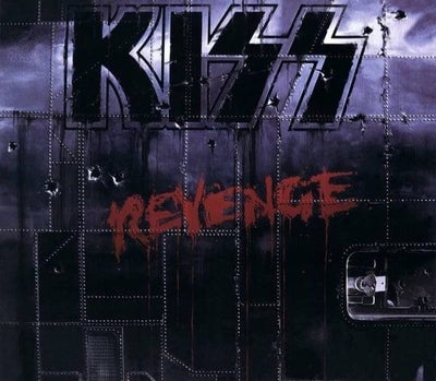 KISS - Revenge (Gray Marble) - Vinylplade - Farvet vinyl, Genudgivelse - 1995