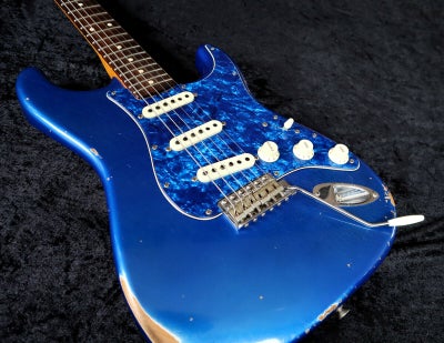 Fender Custom Shop Blue Pearl Stratocaster i Blue Relic Finish