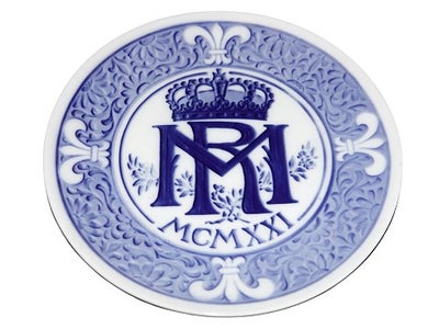 Royal Copenhagen mindeplatte fra 1921

Bryllup mellem Prin