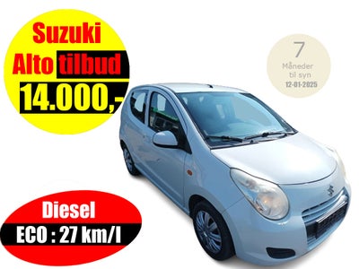 175.000 km - tilbud 14.000 - Suzuki Alto 1,0 Comfort, 5D