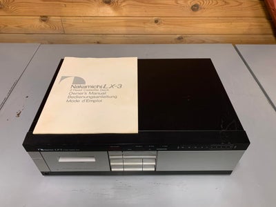 Nakamichi LX-3 – High End vintage kassettebåndoptager – NYSERVICERET!