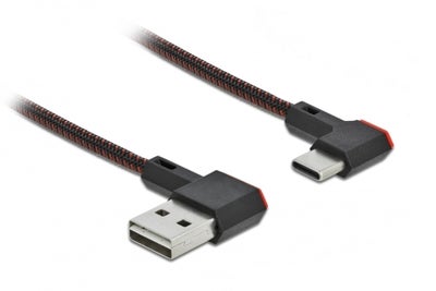 DeLOCK USB-C vinkel kabel 90° - 1,00 meter