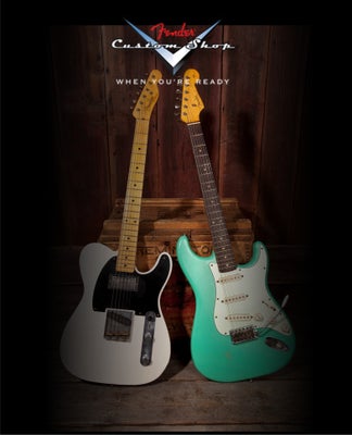 Tilbud på Fender Custom Shop instrumenter hos Ventura Guitars
