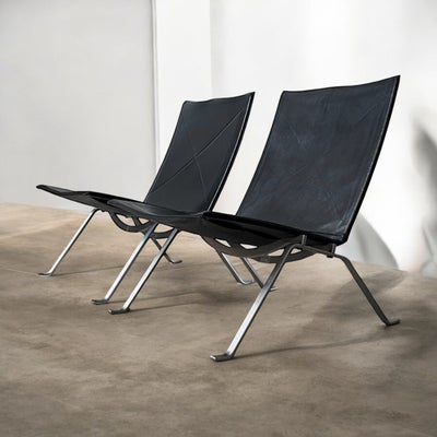 Poul Kjærholm PK 22 Loungr Chairs | Fritz Hansen 