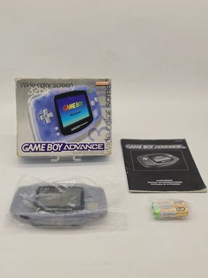 Nintendo - Gameboy Advance Glacier Edition Boxed - PAL - EUR Sealed on 1 side...