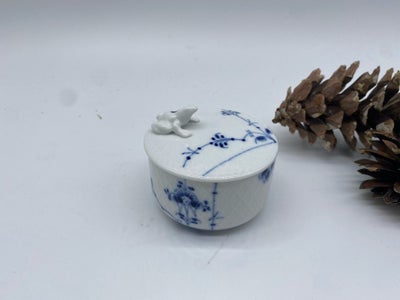 Royal Copenhagen Blå palmette lille lågskål med med frø. Nr. 246. Måler 7cm 