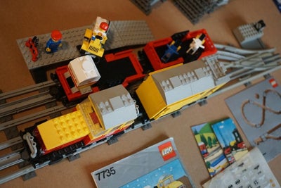Lego - Toge - 7735-1 Freight Train with original box, tracks, stickers and in...