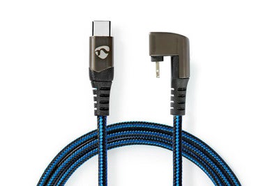USB-C til vinklet Lightning kabel, 1.00 meter