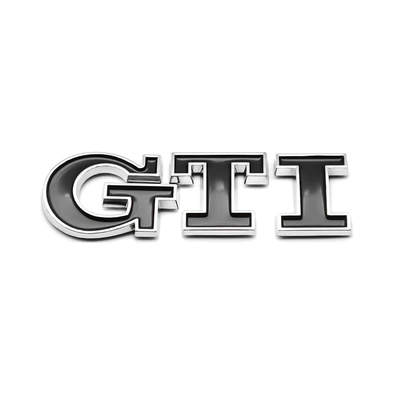 Sort GTI Logo til bagklap
