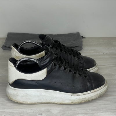 Alexander McQueen Sneakers, 'Sort Læder' Oversized (42)